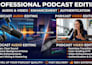 do podcast audio editing, podcast mixing and mastering